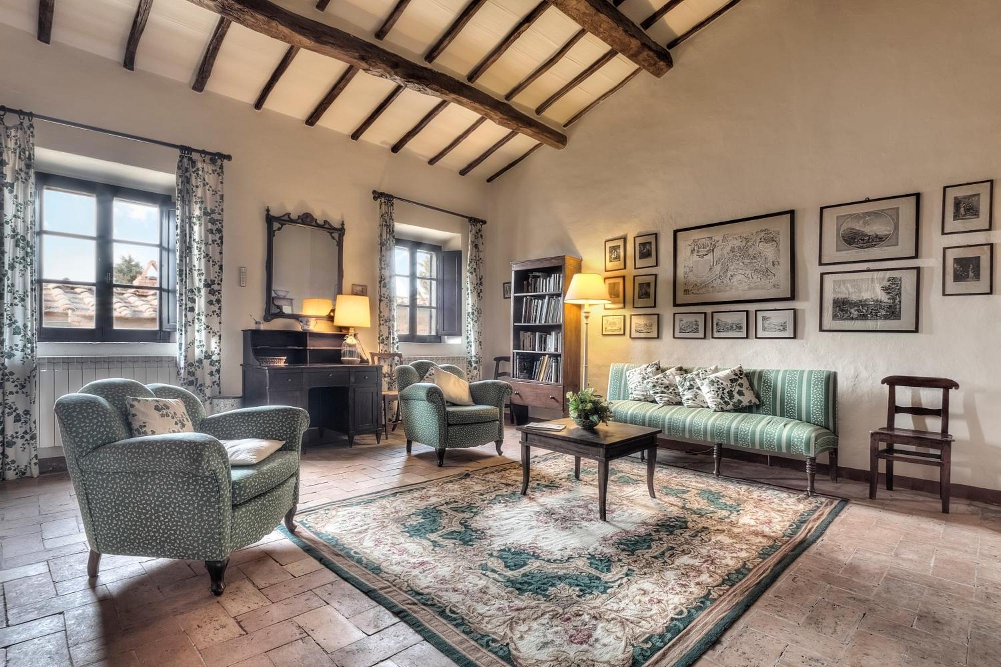 Villa Cosona Pienza Habitación foto